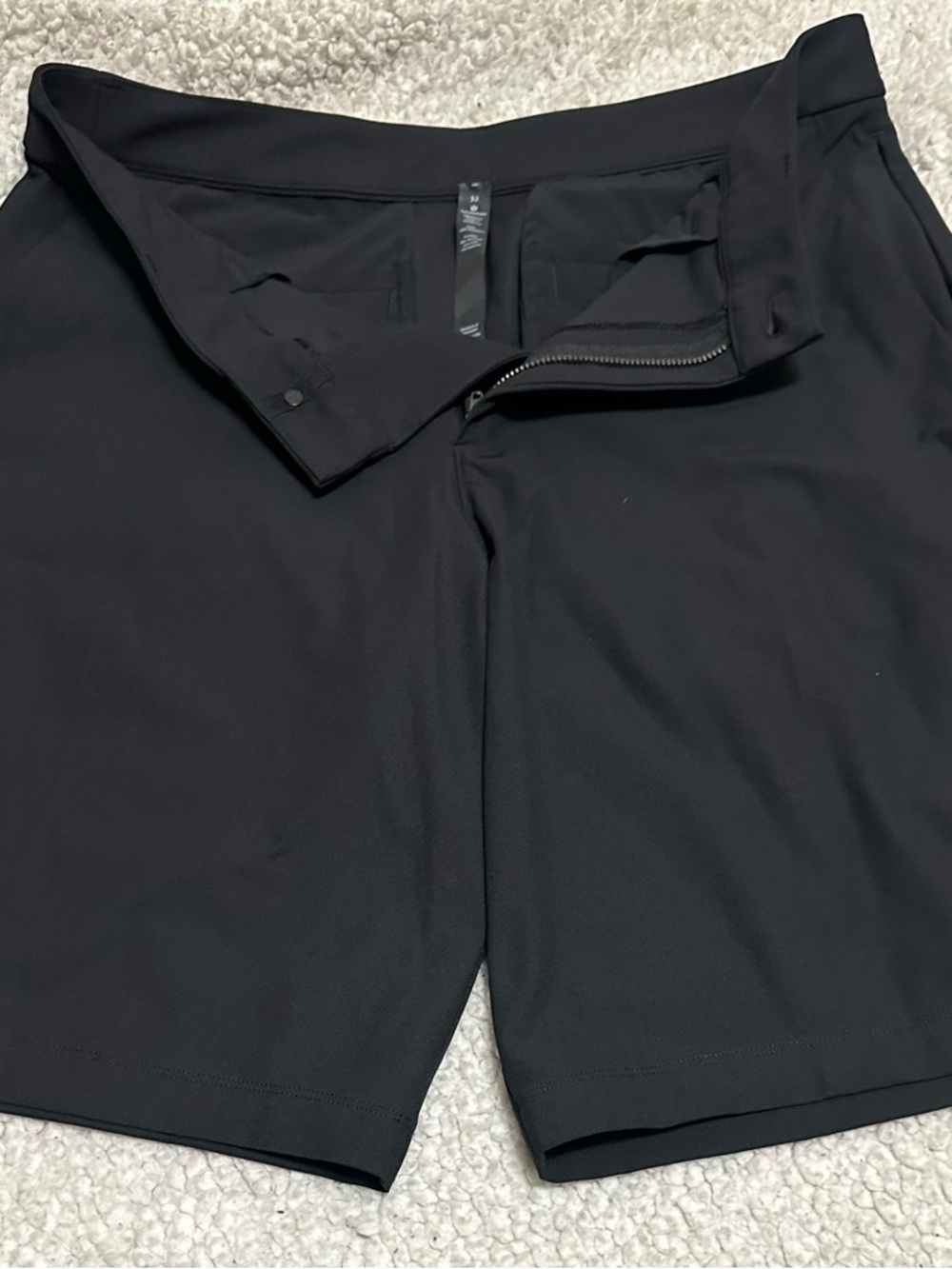 Men's Black Performance Shorts